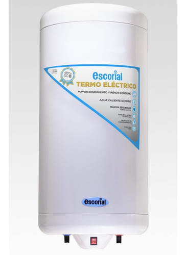 Termotanque eléctrico Escorial Eléctricos 90L blanco 85.5L 220V