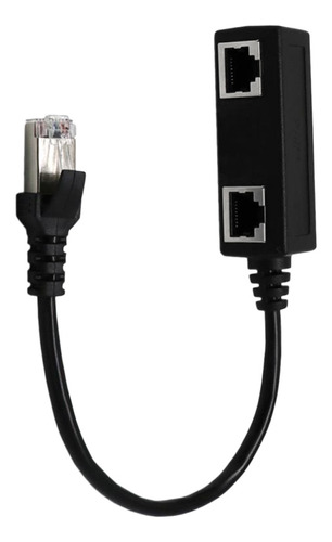 Rj45 1 A 2 Puerto Lan Ethernet Splitter Cable Compatible ,