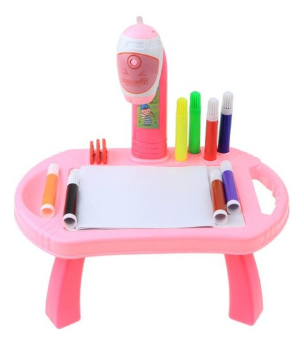 P Pintura De Arte De Mesa Infantil Com Projetor Led