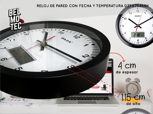 Reloj De Pared Moderno Grande Decoracion Digital Analogico