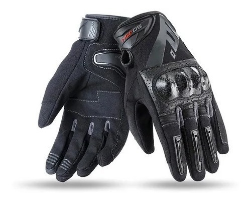 Guantes Moto Seventy Degrees Sd-n14 Negro Gris Naked Rpm 