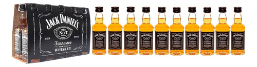 Jack Daniels Miniatura 50ml 10 Unidades