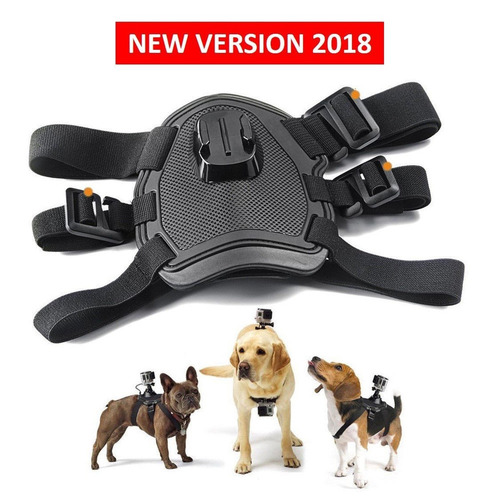 Arnés O Pechera Para Perro Go Pro Hero 4/3+/3/2/1 Sjcam Etc