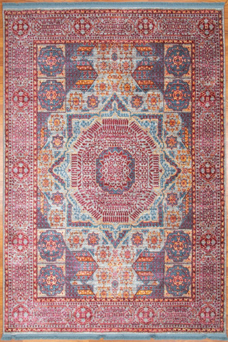 Alfombra Turca Modelo Vintage Armenio Para Sala 153x214 Cm