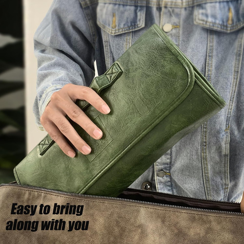 Estuche Porta Cuchillos De Tipo Piel Chef Bolsa Enrrollable
