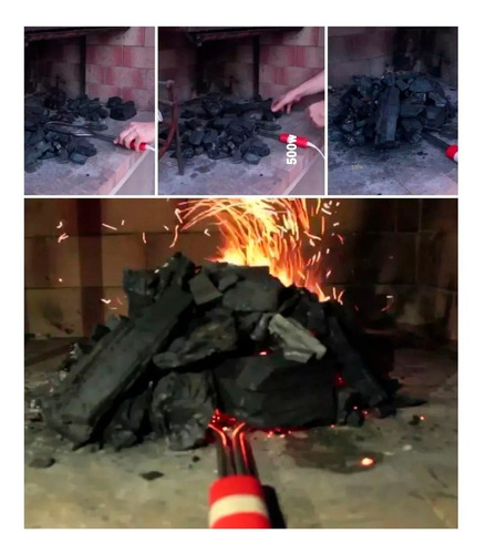 Encendedor De Fuego Electrico Rapido Parrilla Carbon Leña