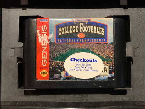 College Football's National Championship Genesis Sin Manual (Usado)