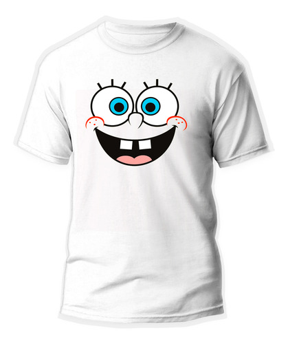 Playera Unisex De Bob Esponja Cara