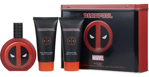 Marvel Deadpool M 3pc Set 100ml Edt. 100ml Sg. 100ml Asb Dop