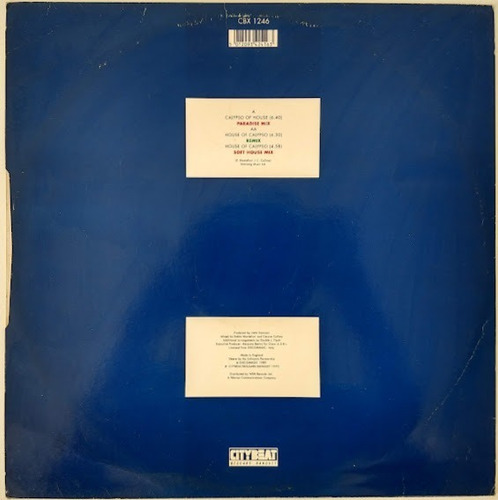 Vinil Lp Disco K-tronics Ensemble House Of Calypso Single 12 (Usado)