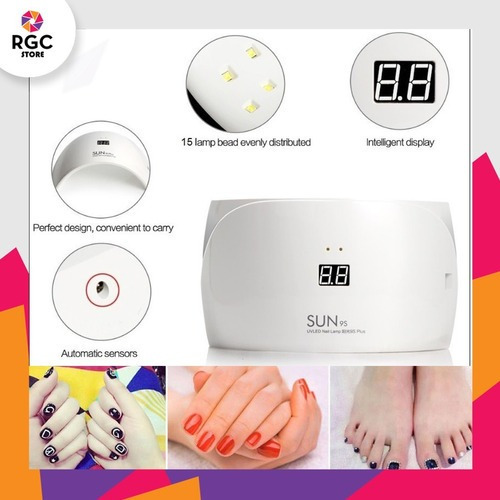 Imagen 5 de 9 de Cabina Led Uv Sun 24w Gelificada Secador Uñas Esculpidas Gel
