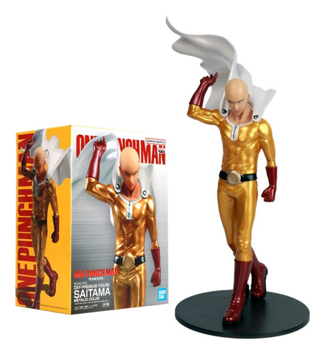 Action Figure One Punch Man - Saitama - Dxf Metalic