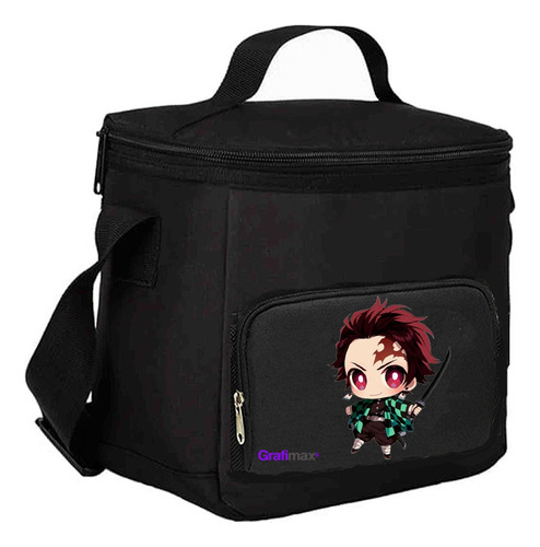 Lonchera Tanjiro Chibi Sentado Anime Bolsa Almuerzo Grafimax