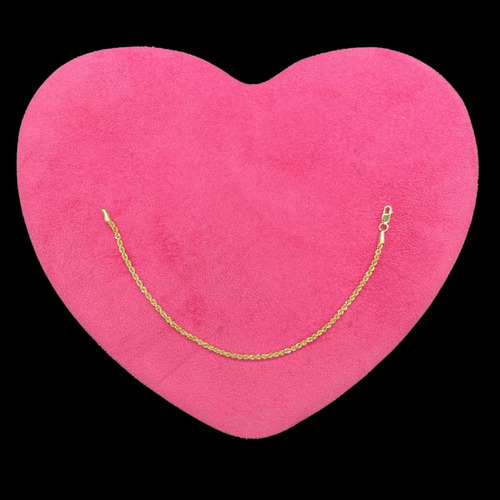 Pulsera Torzal Oro 14 Kilates Pulso Unisex Torsal 18cmx2mm Dorado 2 Mm 18 Cm