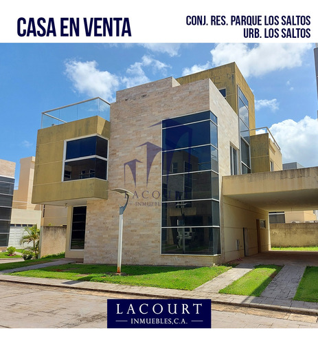 En Venta. Moderna Casa De 3 Niveles En Obra Gris, Exclusivo - Conj. Resid. Parque Los Saltos- Urb. Los Saltos #vd