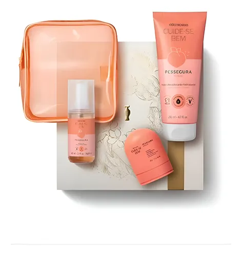 Kit Presente Cuide-se Bem Pessegura (4 Itens)
