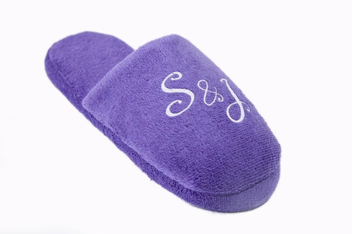 50 Pantuflas Personalizadas Recuerdo Boda Xv Letras Impresas