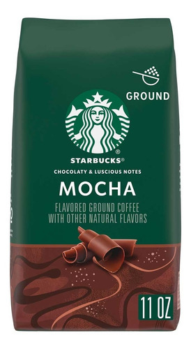 Cafe Starbucks Dark Roast Ground Moka Moca Mocka Gourmet