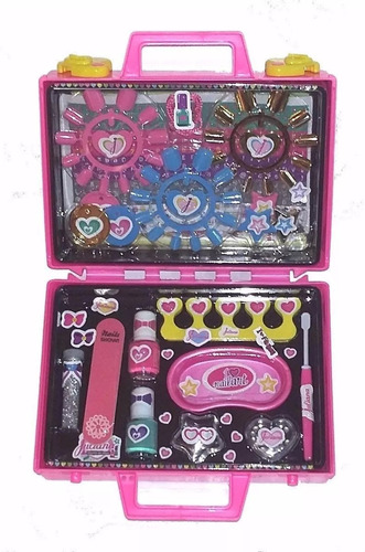 Imagen 2 de 5 de Valija Juliana Diseño De Uñas C/esmaltes De Verdad Chica Tv