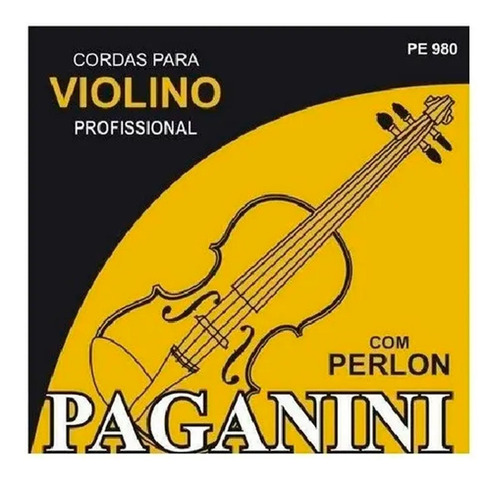 Encordoamento Violino C/ Perlon Paganini - Pe 980