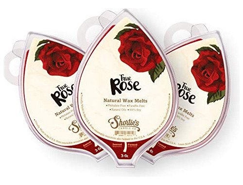 True Rose Soy Wax Melts 3 Pack - 3 Altamente Perfumados...