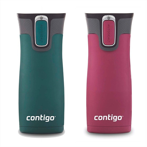 Vaso Contigo West Loop 2.0 Autoseal 16 Oz 2-pack