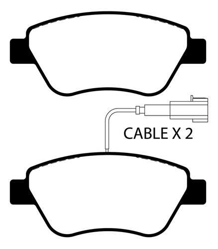 Pastillas De Freno Para Fiat Qubo 1.3 11/15 Litton Ultrapad