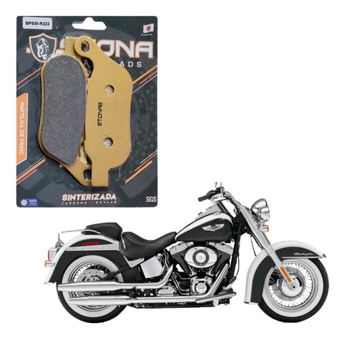 Pastilha Freio Tras Sinter Stona Harley Softail Deluxe1690