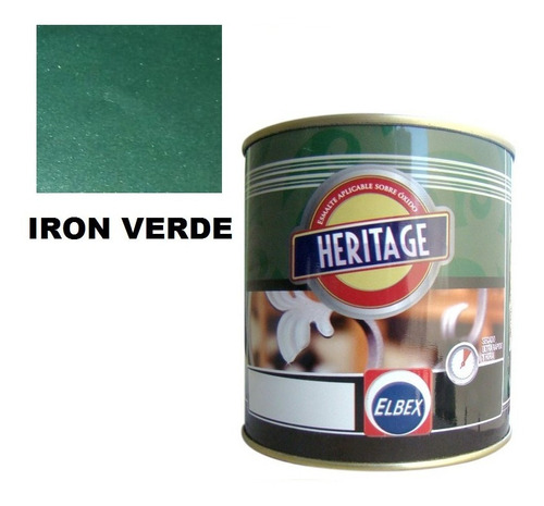 0.8l Esmalte Iron Grafito Convertidor D Oxido Heritage Elbex