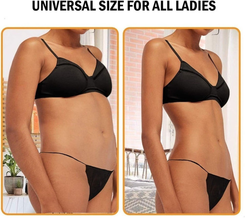 100 Bragas Desechables Para Mujer Spa T Tanga Ropa Interior