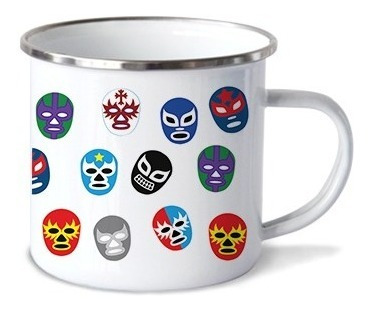 Taza Luchas Y Luchadores De Peltre (10oz=300ml)