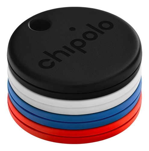 Chipolo One (2020) - 4 Pack - Localizador De Llaves, Rastreador Bluetooth Para Llaves, Buscador De Objetos. Gratuitas Funciones Premium. Compatible Con Ios Y Android