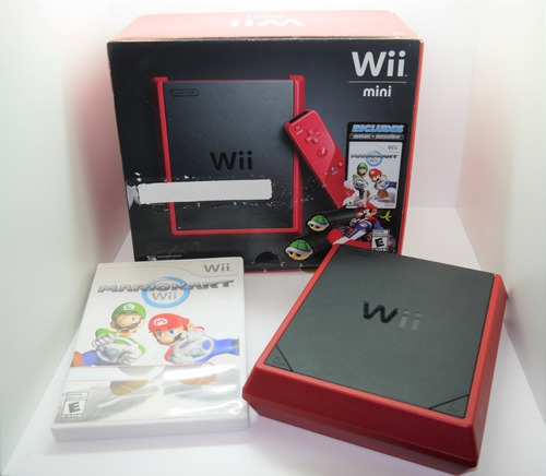 Nintendo Wii Mini +3 Juegos Originales +volante