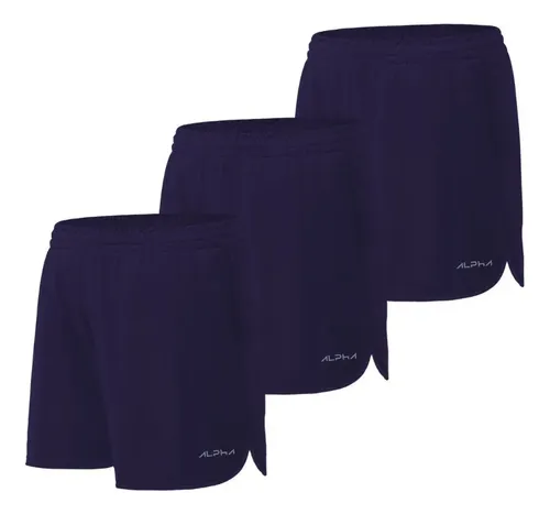 Usealpha Kit 3 Shorts De Corrida Dry Alpha