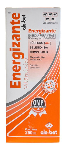 Energizante Vitaminico 250 Ml Fosforo Atp Selenio Complejo B