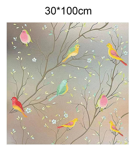Película De Privacidad Para Ventana, Color 30x100cm