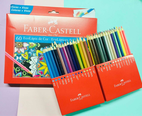 Imagen 4 de 8 de Lápices De 60 Colores Faber Castell