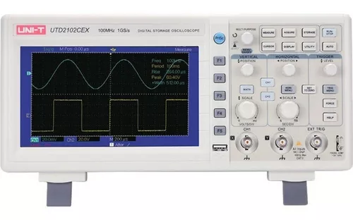 Osciloscopio digital 100 MHz 2Ch Uni-Trend UTD2102CEX+