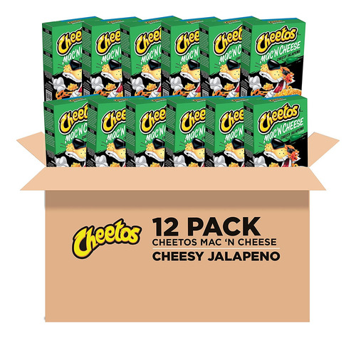 Pack 12 Cheetos Macarrones Mac And Cheese Cheesy Jalapeño