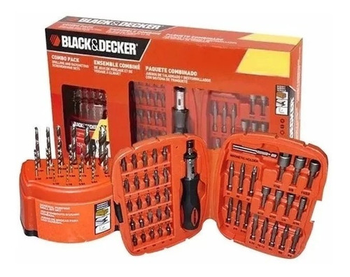Set Puntas Tubos Crique Mechas Black Decker 62 Piezas 71-797