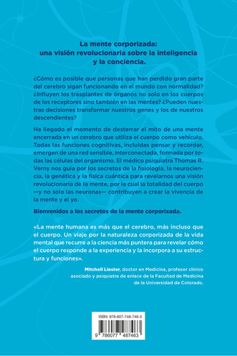 La memoria del cuerpo: No, de Verny, Thomas R. Dr.., vol. 1. Editorial URANO, tapa pasta blanda, edición 1 en español, 2023