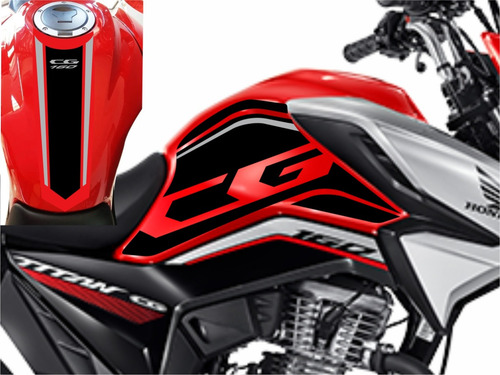 Adesivo Cg Titan 160 2023 Kit Com 13 Adesivos Lançamento R01