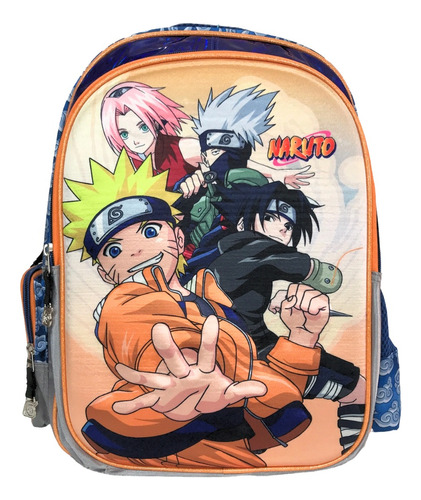 Mochila Keepack Escolar Naruto Color Azul marino