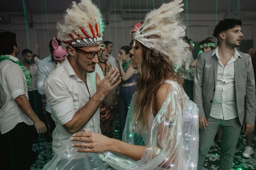 Coronas Cacique De Plumas Para Casamiento Novios De Jauja