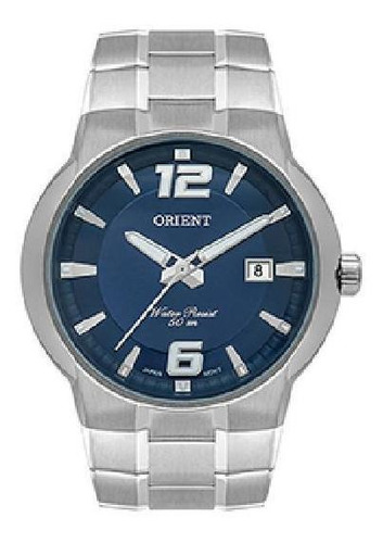Relógio Masculino Orient Puls Aço Inox 50m Mbss1367-d2sx