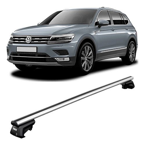 Rack Teto Thule Aluminiumbar Vw Tiguan Allspace 2018 A 2023