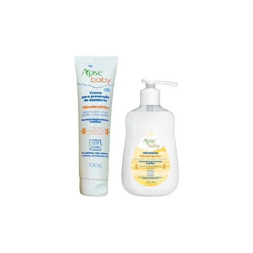 Kit Baby Creme Hidratante+creme Para Prevenção De Assaduras