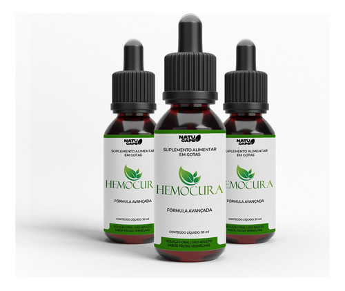 1 Unid Hemocura 30ml - Conforto E Equilíbrio