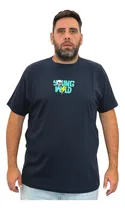 Comprar Remeras Doble Estampadas Urbanas Talles Especiales Algodon