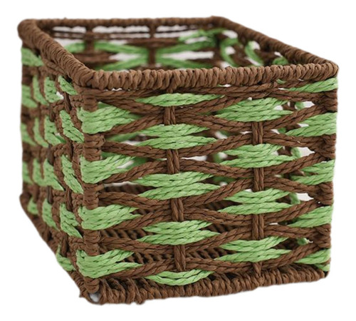 Contenedor De Canasta De Almacenamiento 22cmx16cmx14cm